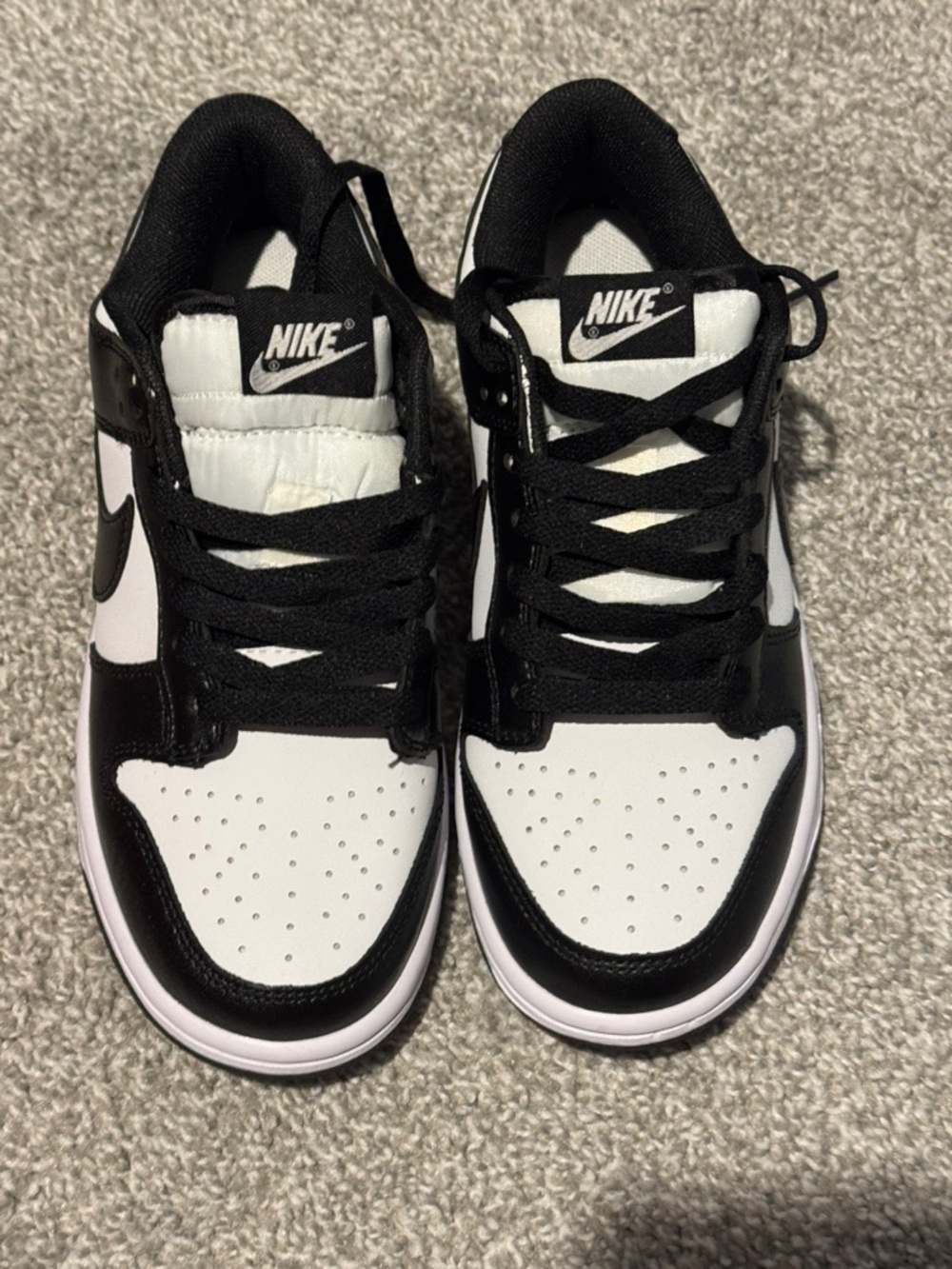 Nike Black and White Low-Top Sneakers